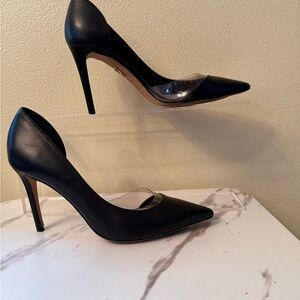 Tamara Mellon Siren 90 Black Pumps, EUC, Size 37-1/2 (US 7-1/2)